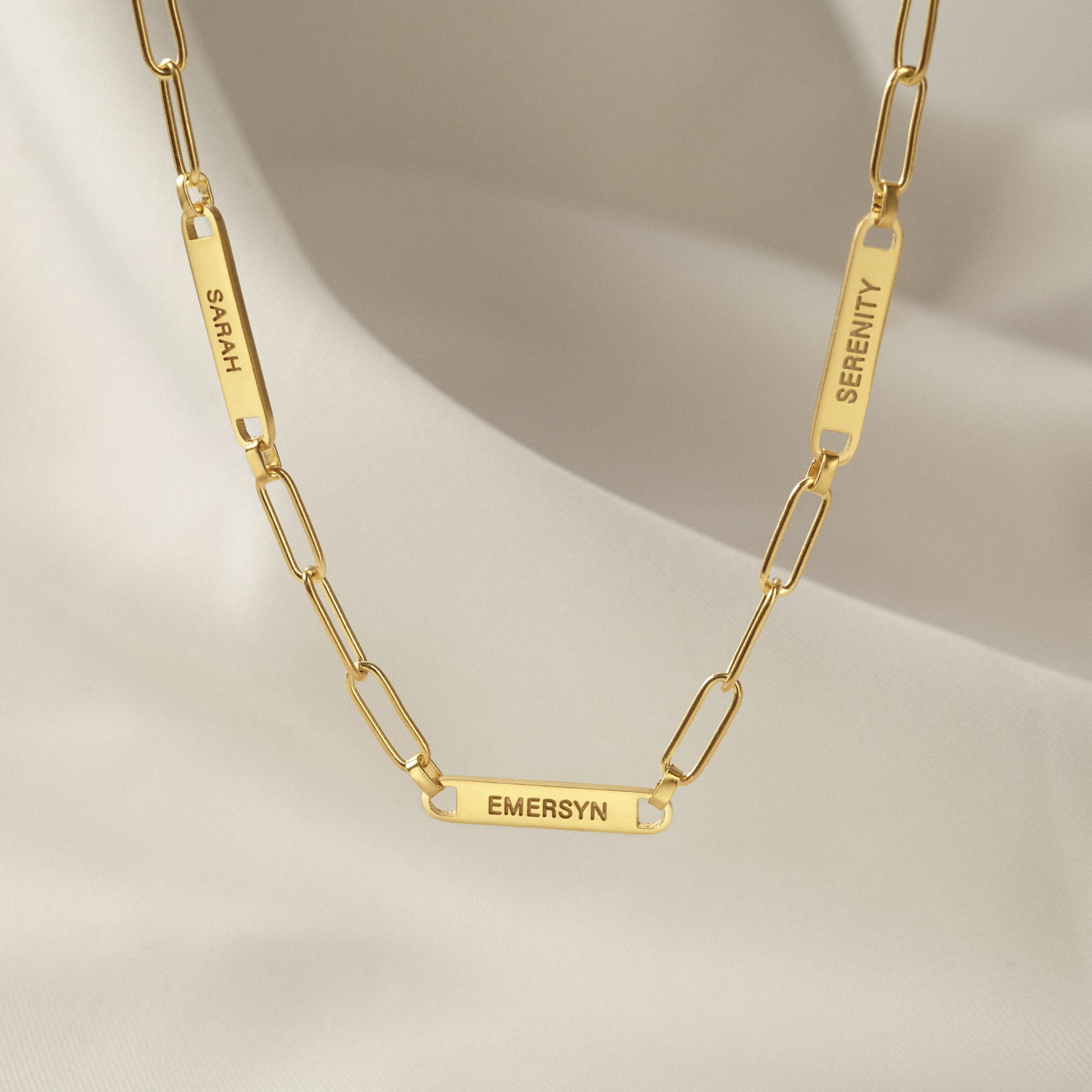 JWH font preview guide for Engraved Multi Kid Names Necklace