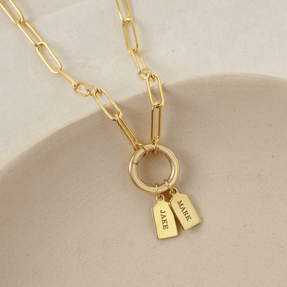 JWH font preview guide for Engraved Multiple Name Pendant Necklace
