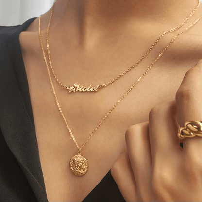 JWH font preview guide for Butterfly Name Necklace