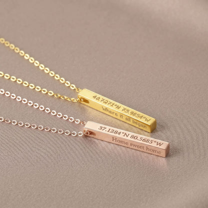 JWH personalized necklace gift