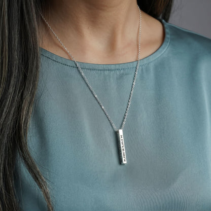 JWH personalized necklace gift