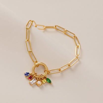 JWH personalized birthstone Necklace