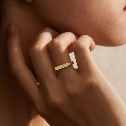 JWH personalized ring gift
