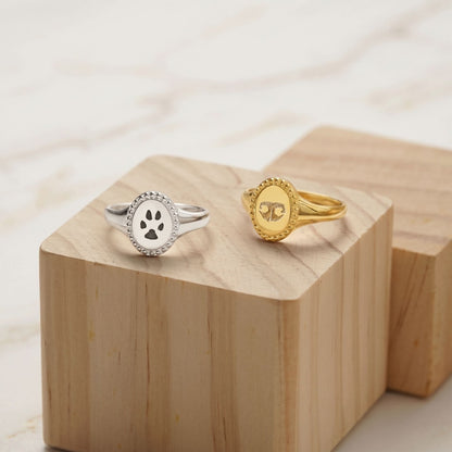 JWH personalized ring gift