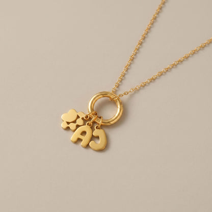 JWH Custom Pet Initial Charm Jewelry personalized jewelry