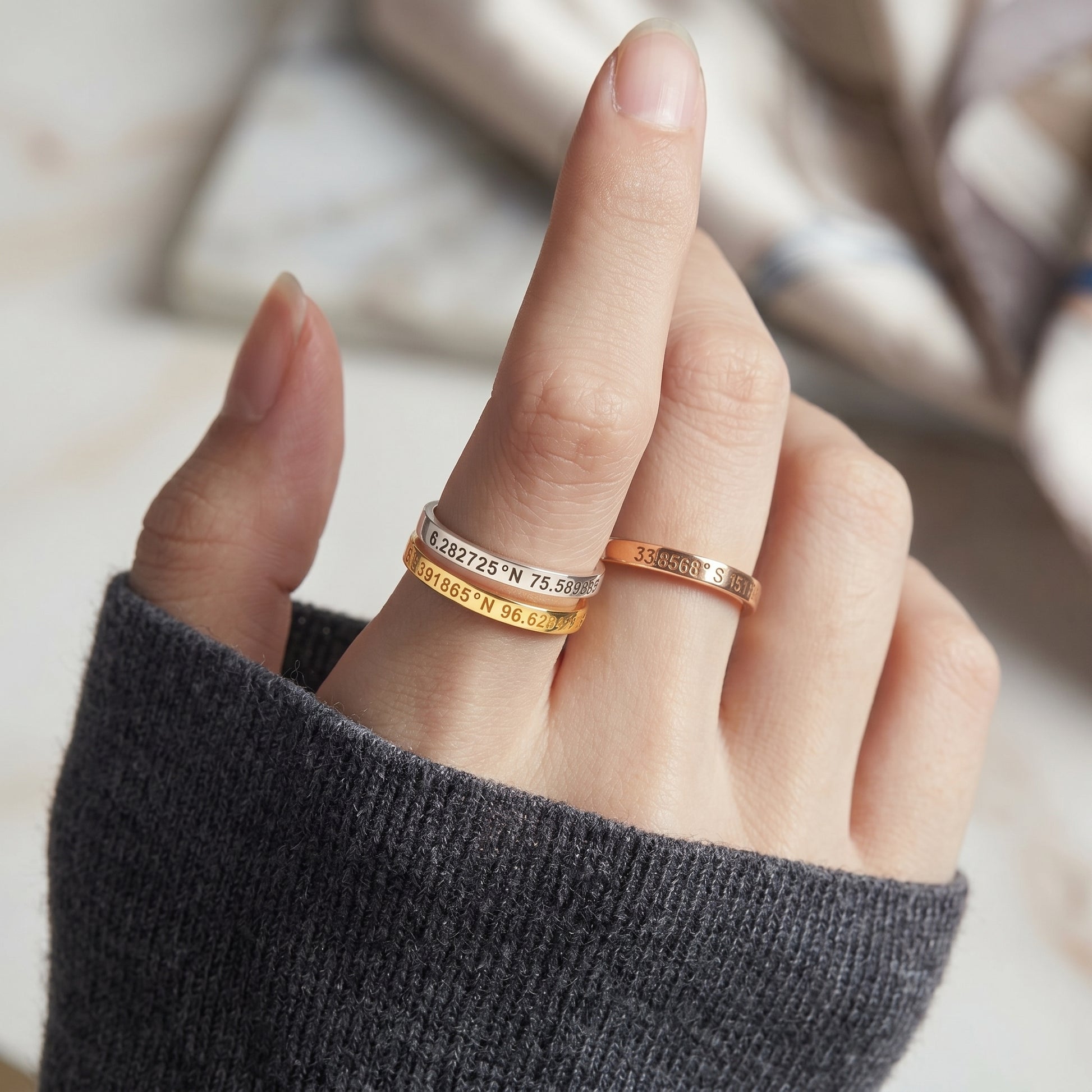 JWH personalized ring gift