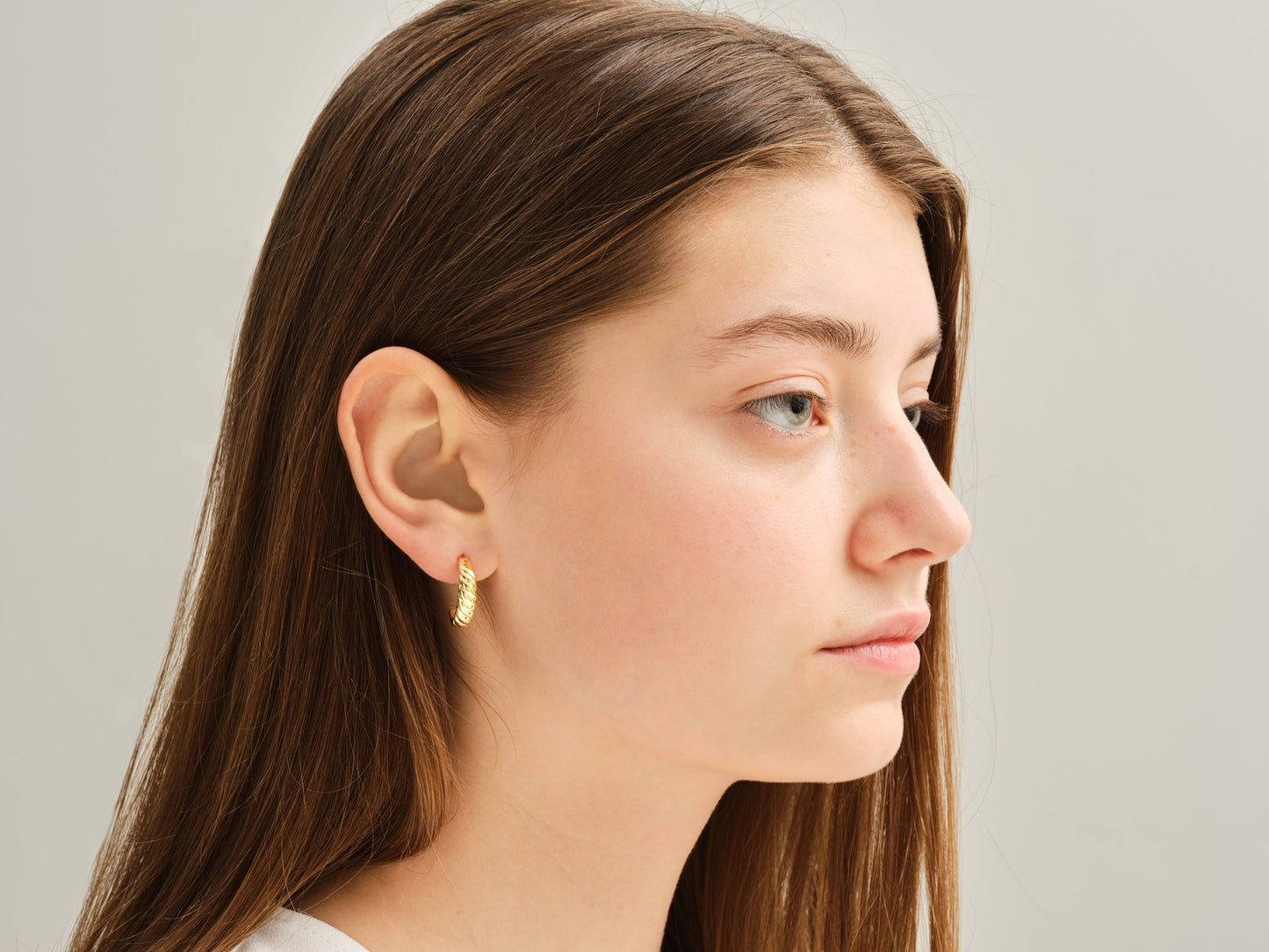 Bold Croissant Hoops