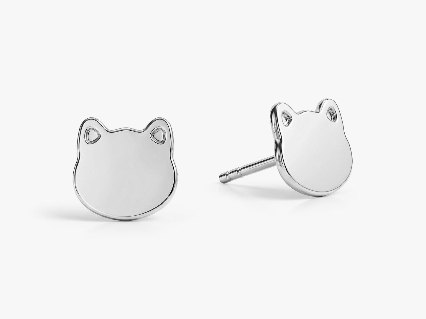 Kitten Stud Earrings