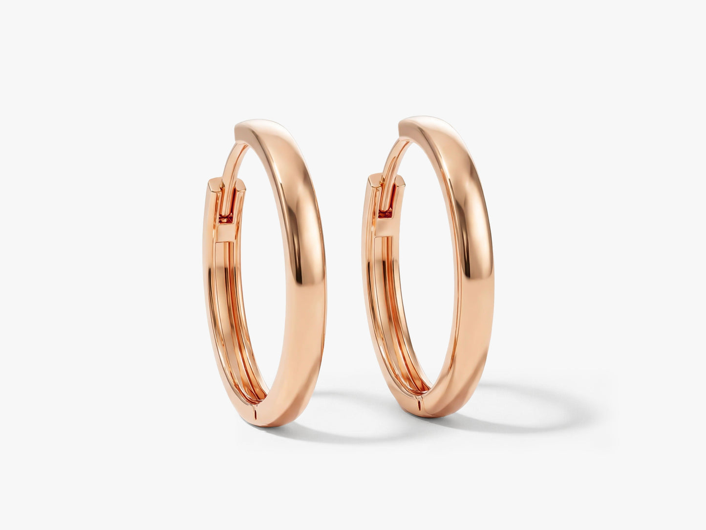 Medium Plain Hoop Earrings
