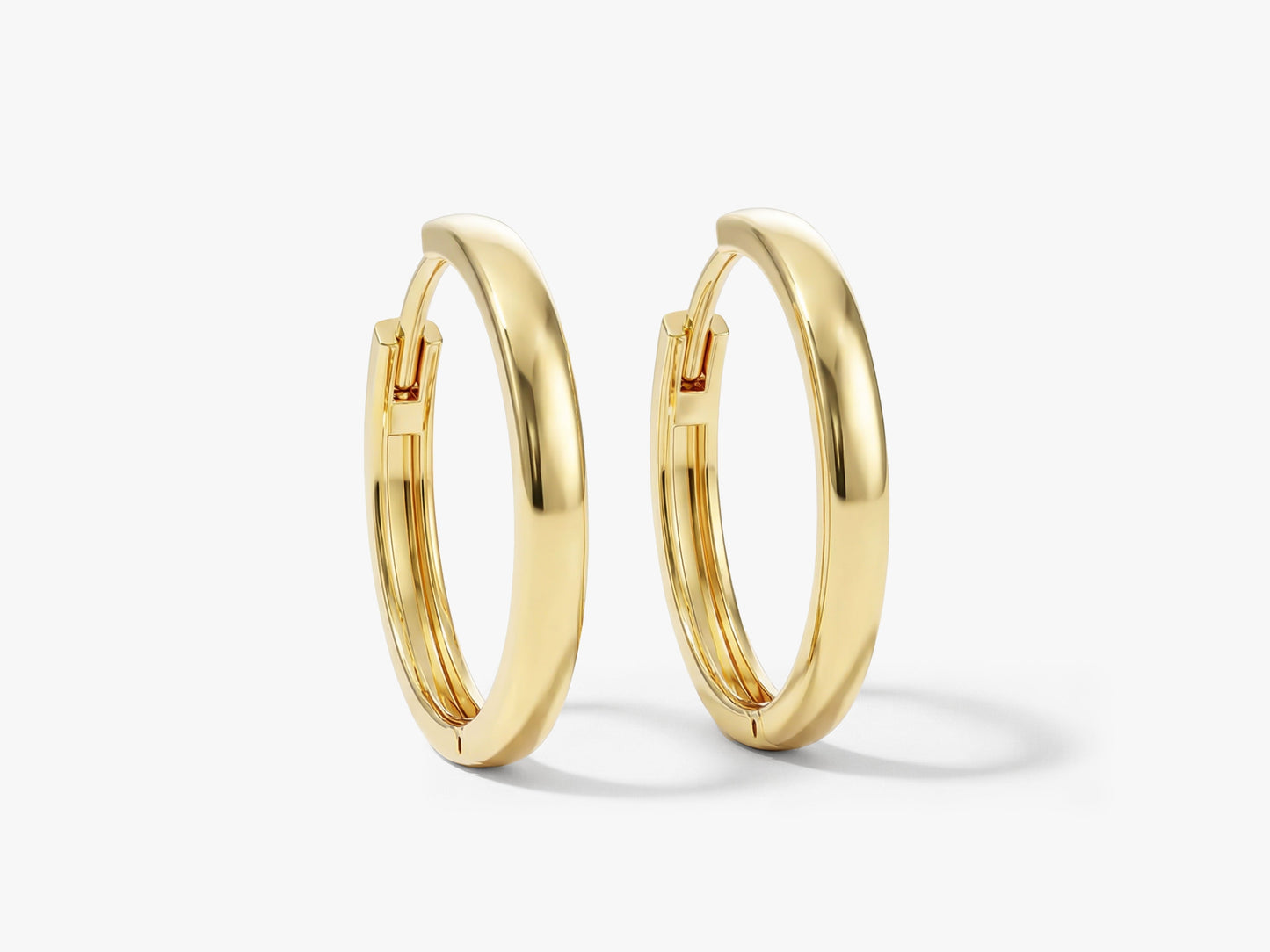 Medium Plain Hoop Earrings