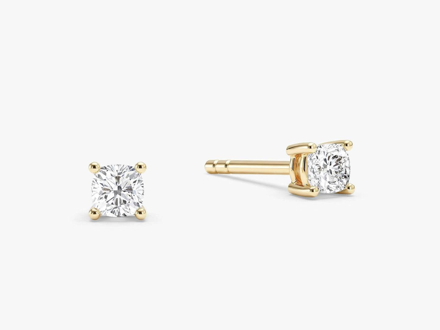 Cushion Cut Stud Earrings (0.25 ct tw)