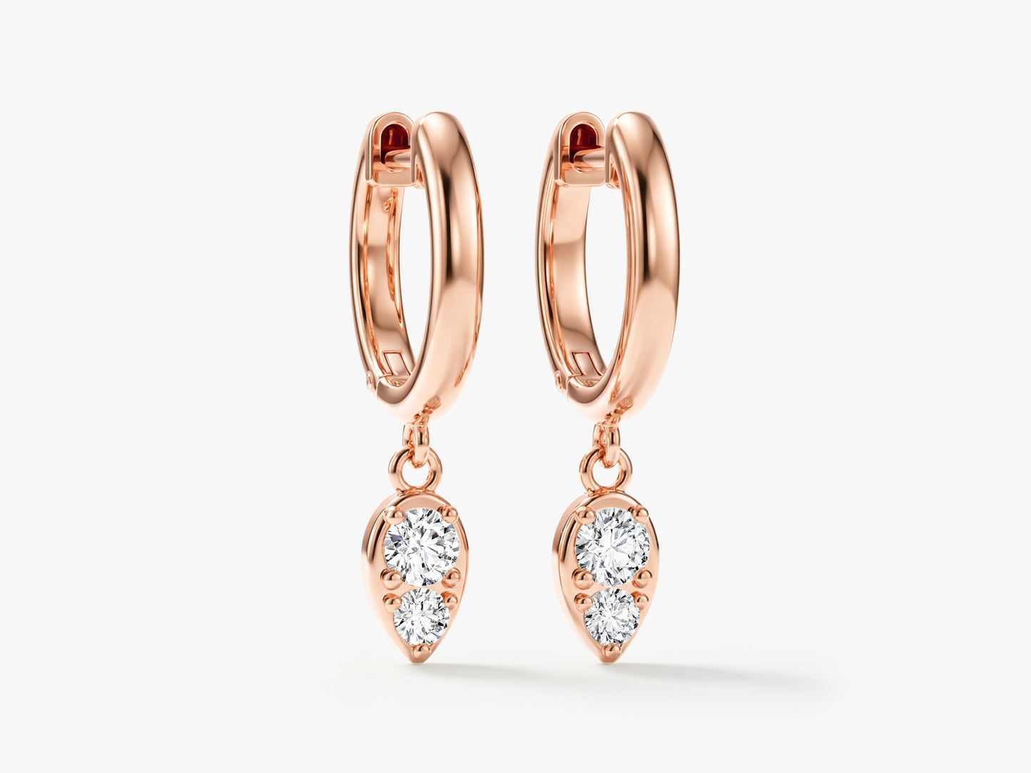 Teardrop Hoop Earrings