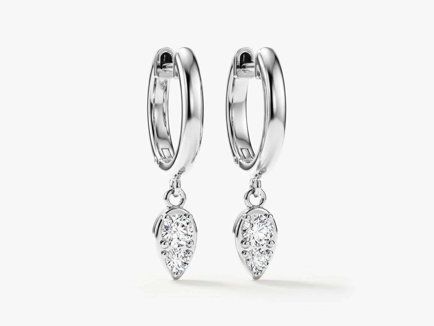 Teardrop Hoop Earrings