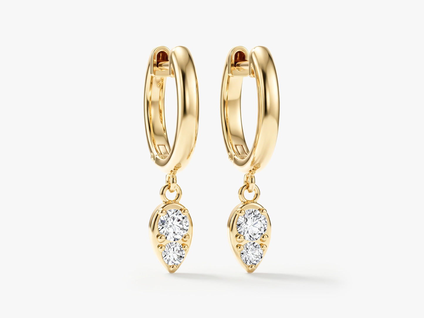 Teardrop Hoop Earrings