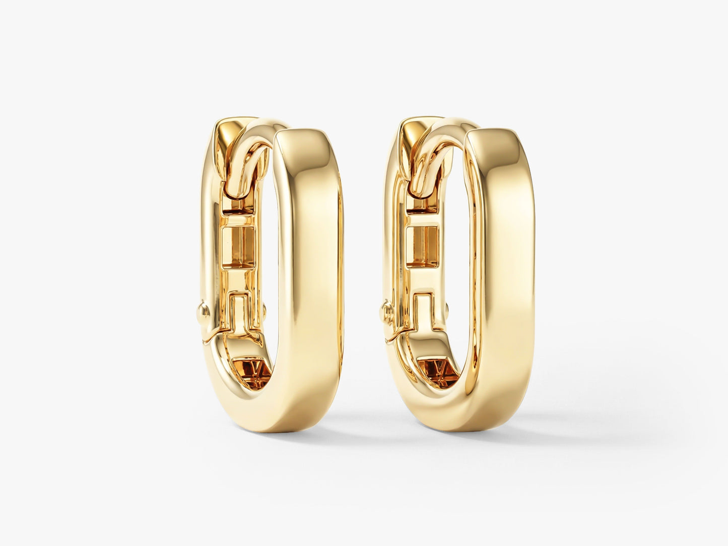 Bold Oval Hoops