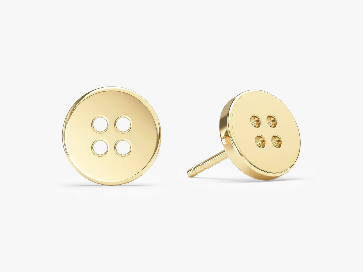 Button Earrings