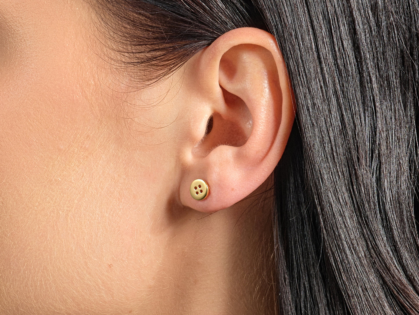 Button Earrings