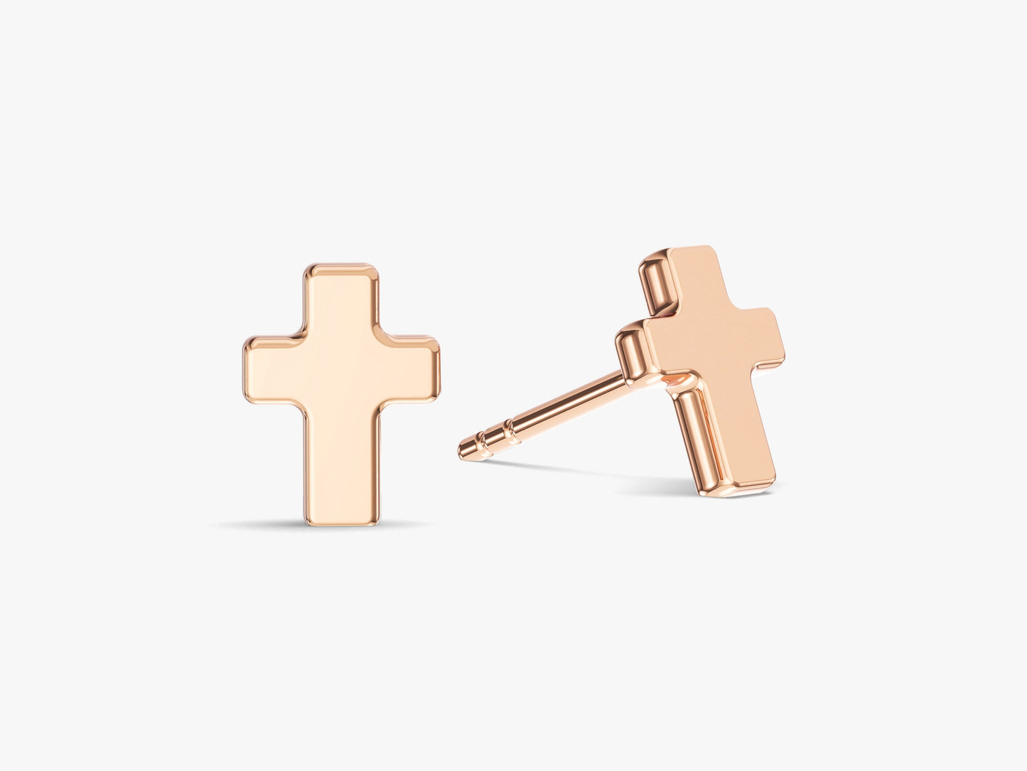 Mini Cross Stud Earrings
