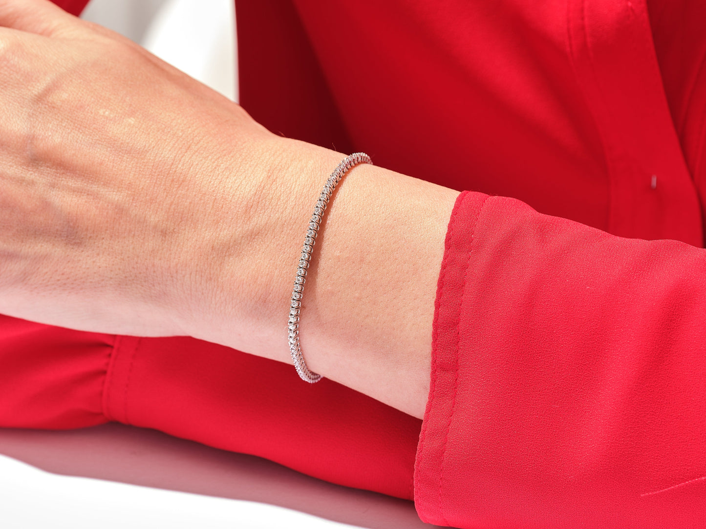 Lab Diamond Tennis Bracelet (1.50 CT TW)
