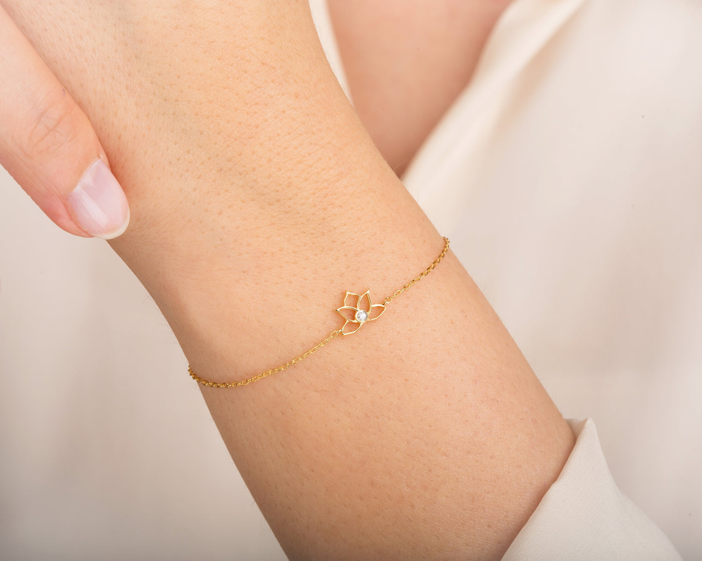 Lotus Bracelet