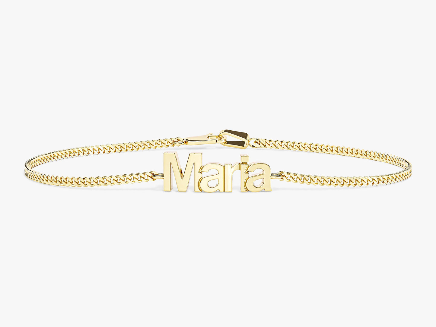 Cuban Chain Name Bracelet