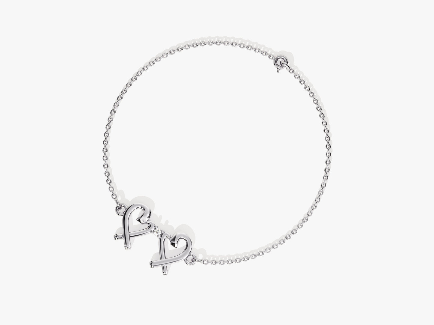 Double Heart Bracelet