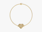 Heart Shaped Leaf Bracelet