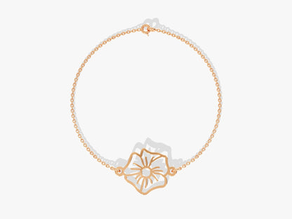 Plain Birthflower Bracelet