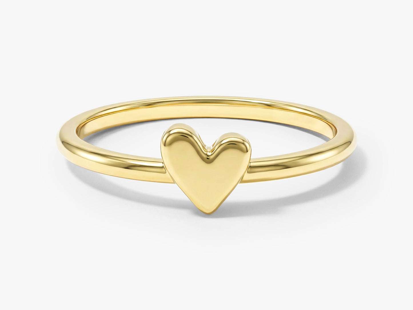 Mini Plain Heart Ring