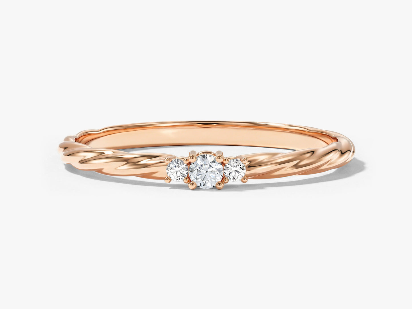 Twisted Trio Ring