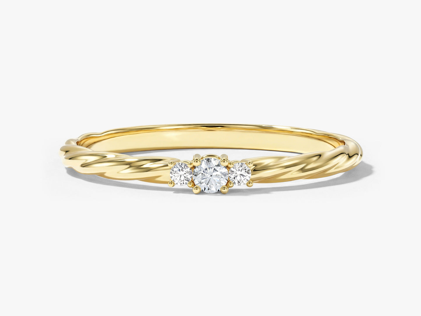Twisted Trio Ring