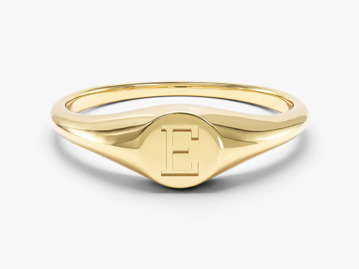 Round Signet Ring