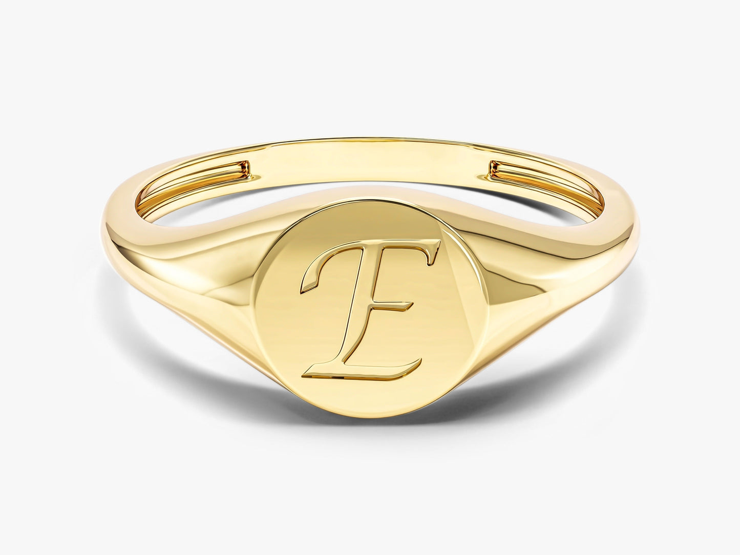 Round Signet Ring