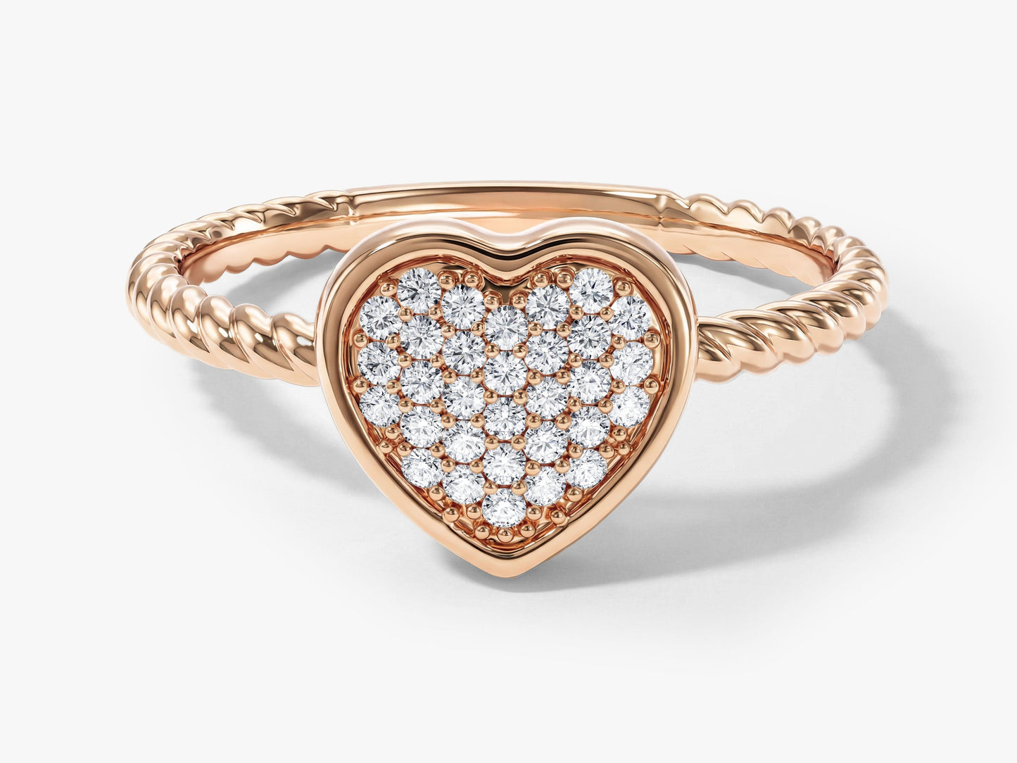 Twisted Heart Ring