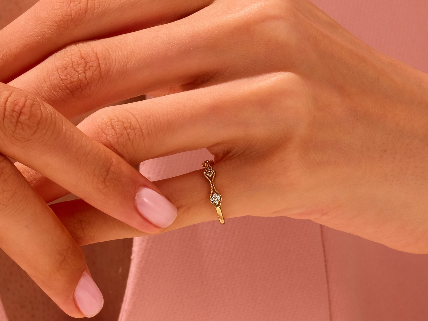 Trio Curved Ring
