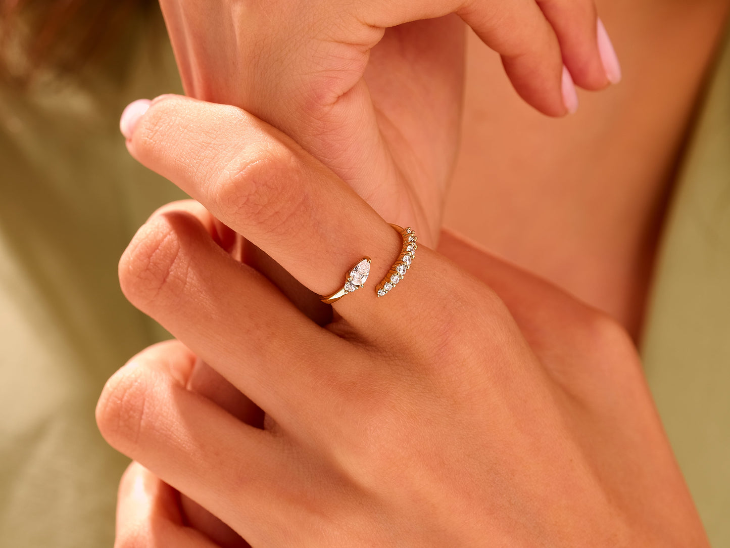 Open Snake Ring