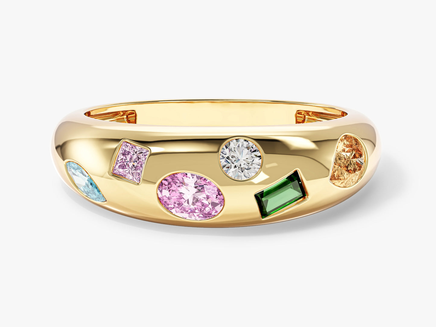 Vintage Multi Stone Promise Ring