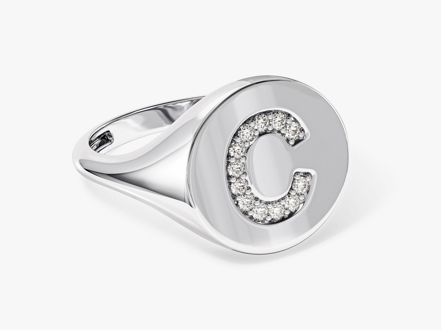 Initial Signet Ring