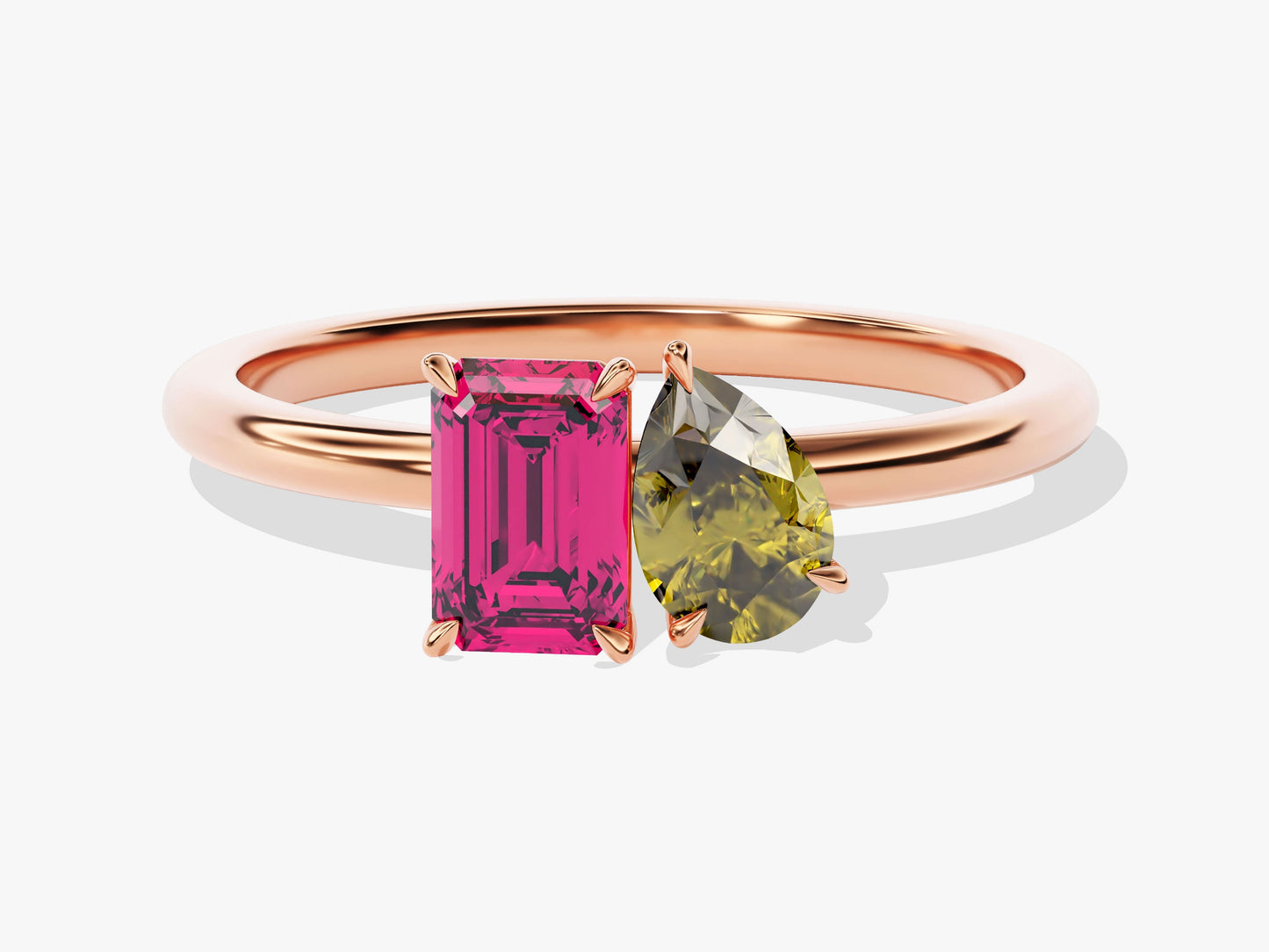 Toi et Moi Birthstone Ring