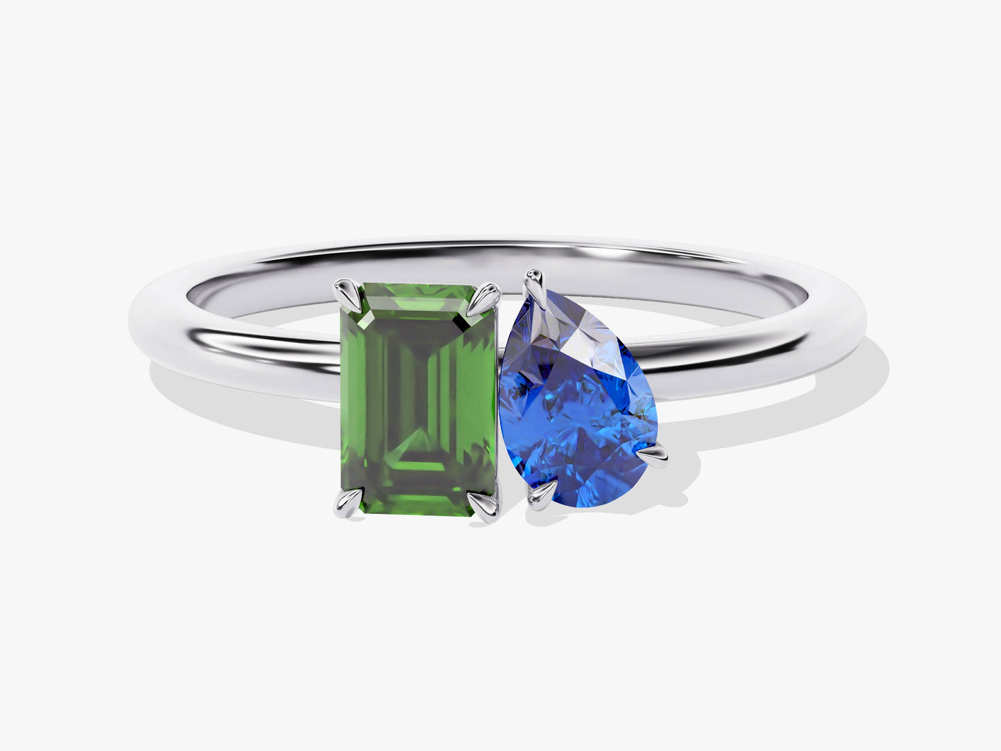 Toi et Moi Birthstone Ring