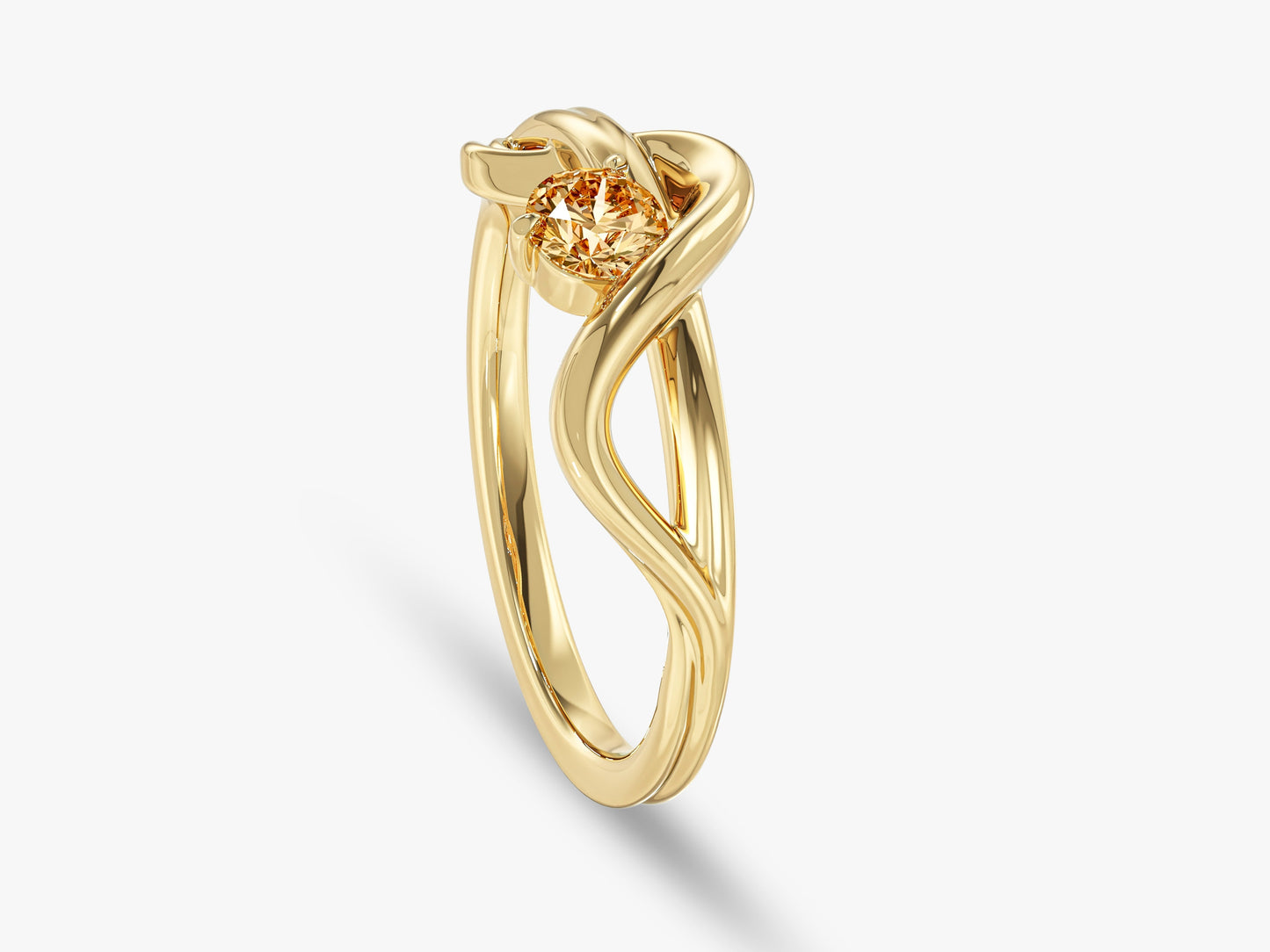 Double Band Wave Promise Ring