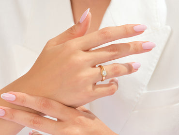 Unique Double Band Promise Ring