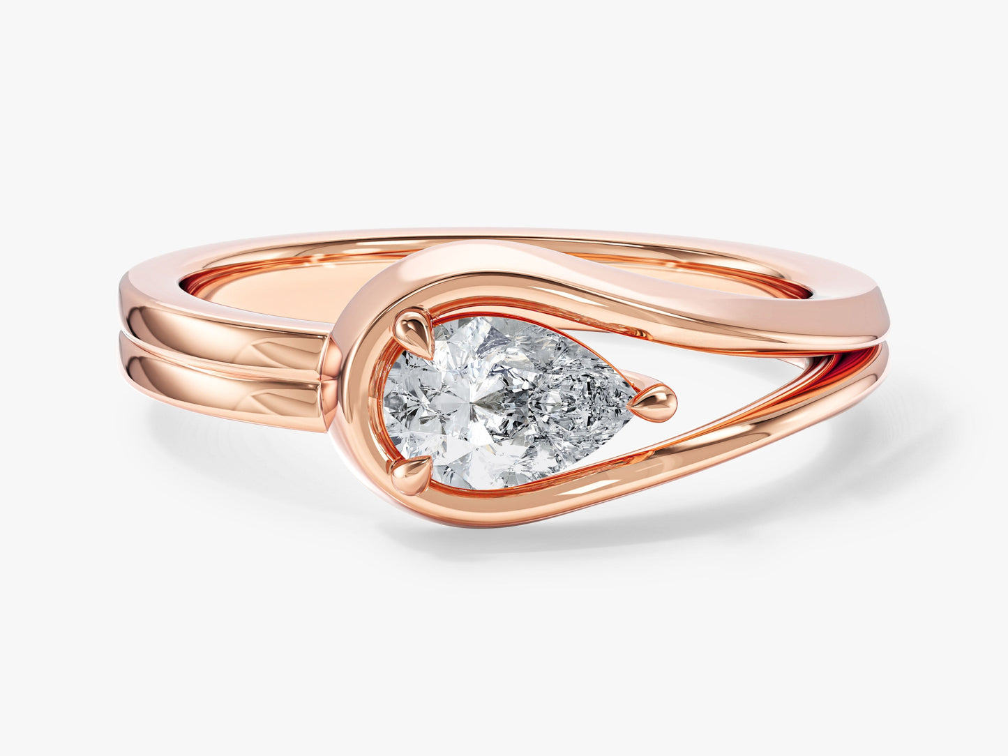 Unique Double Band Promise Ring