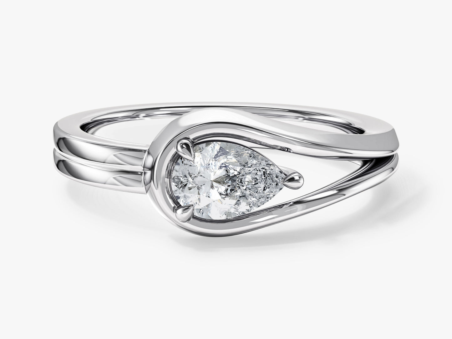 Unique Double Band Promise Ring