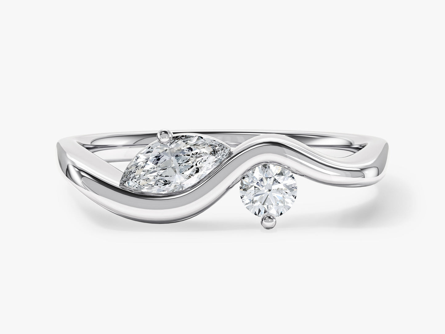 Wavy Promise Ring
