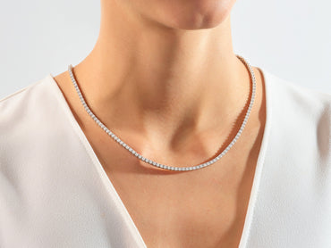 Moissanite Tennis Necklace (2.80 mm)