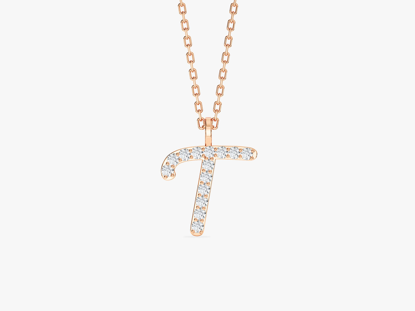 Cursive Initial Letter Necklace