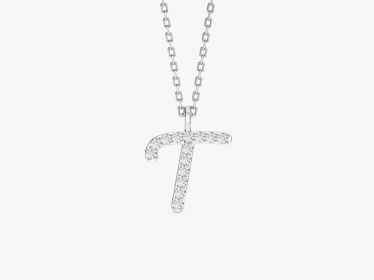 Cursive Initial Letter Necklace
