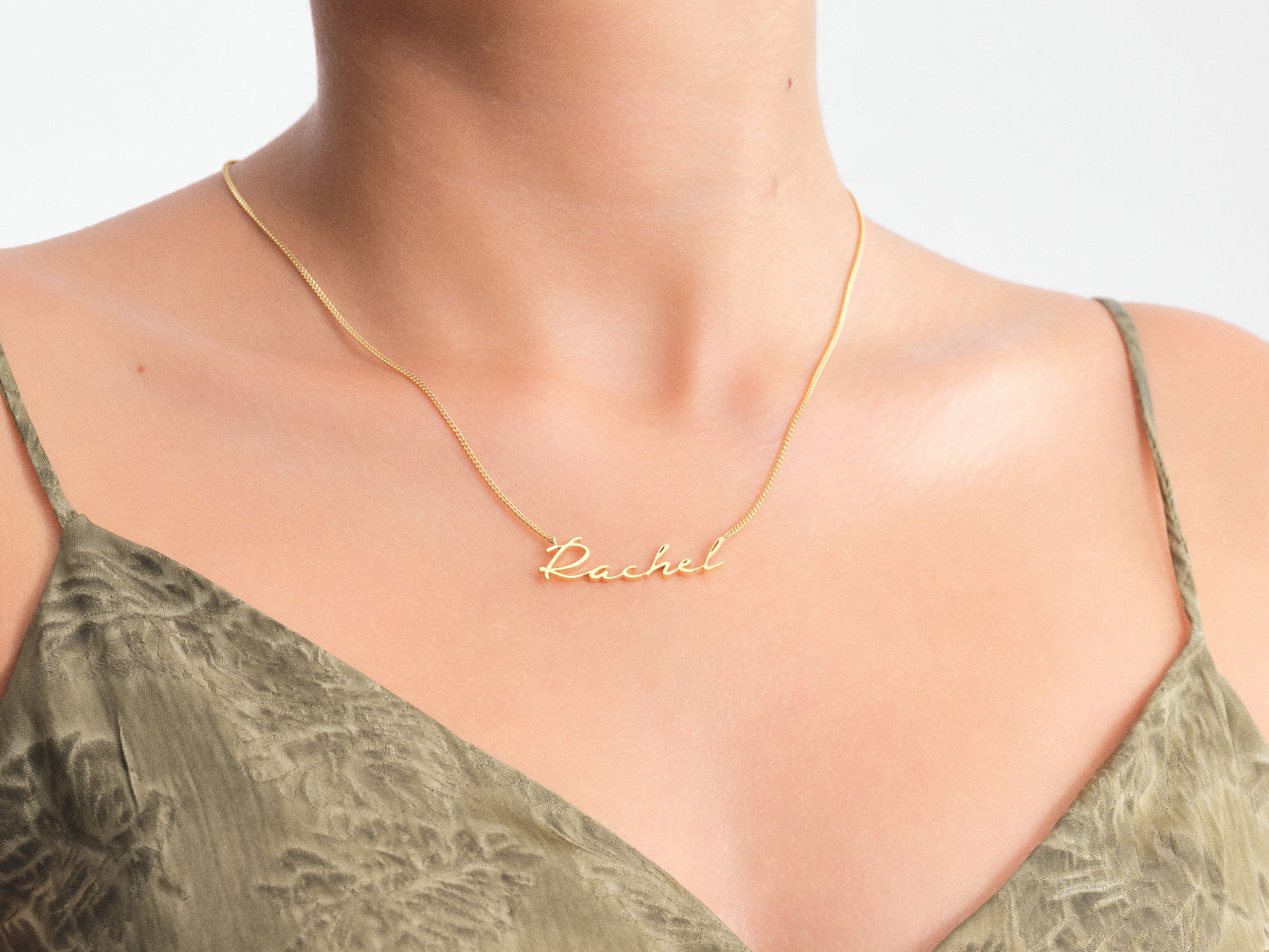 Personalized Paperclip Name Necklace