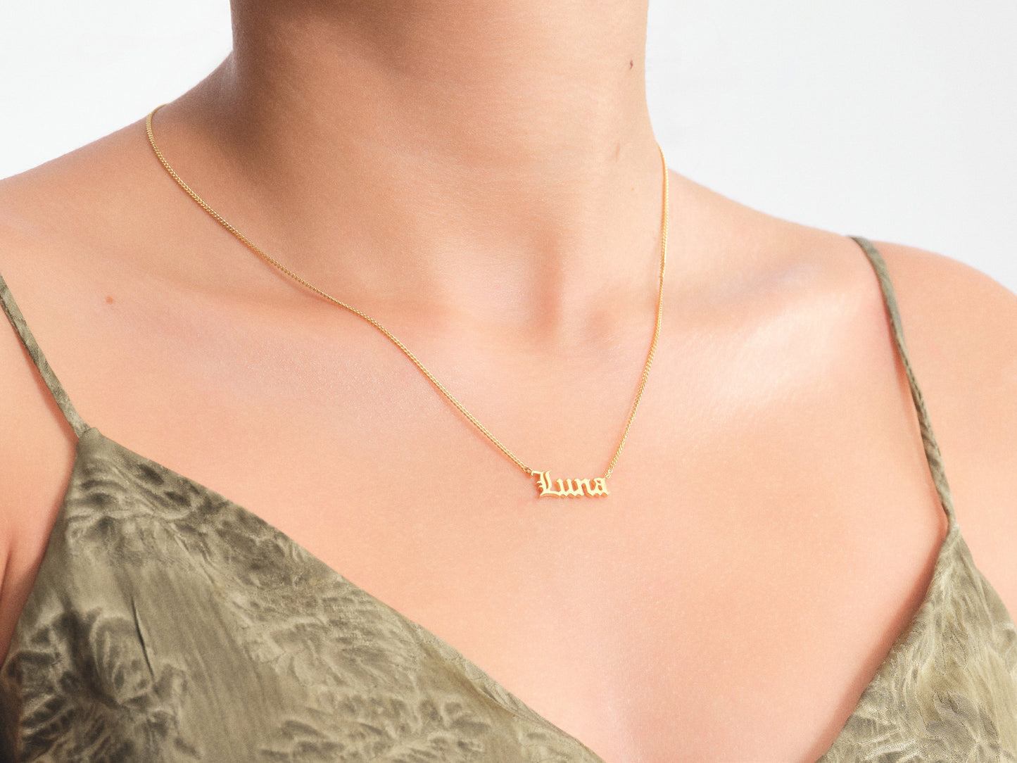 Personalized Rolo Name Necklace